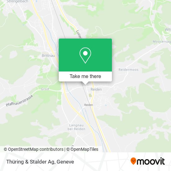 Thüring & Stalder Ag map