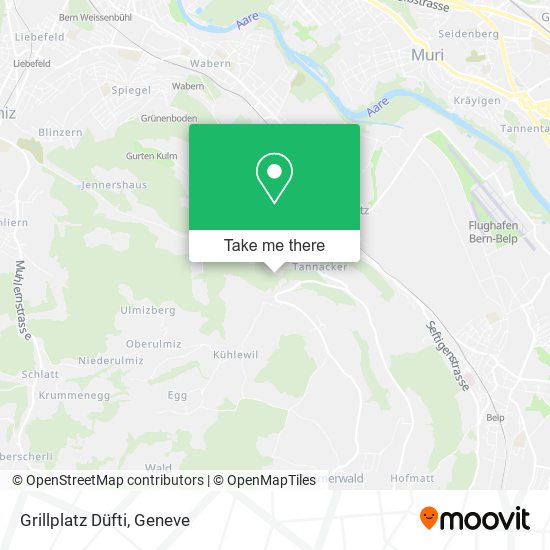 Grillplatz Düfti map