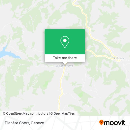 Planète Sport map