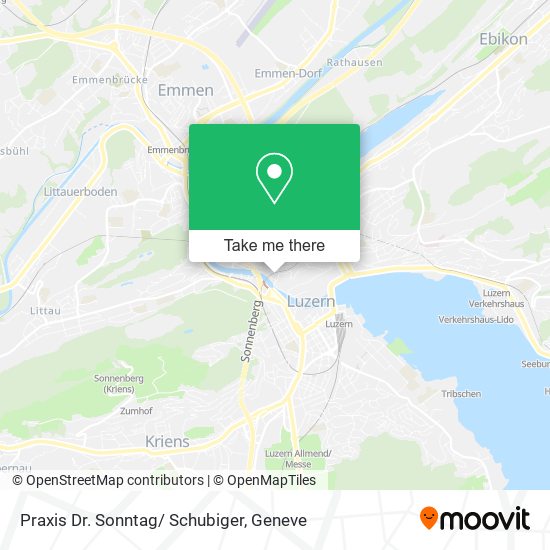 Praxis Dr. Sonntag/ Schubiger map