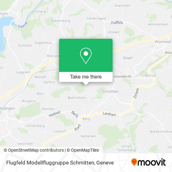Flugfeld Modellfluggruppe Schmitten map