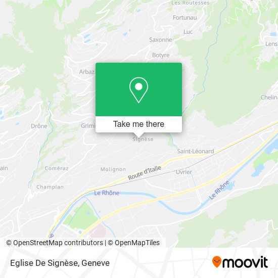 Eglise De Signèse map