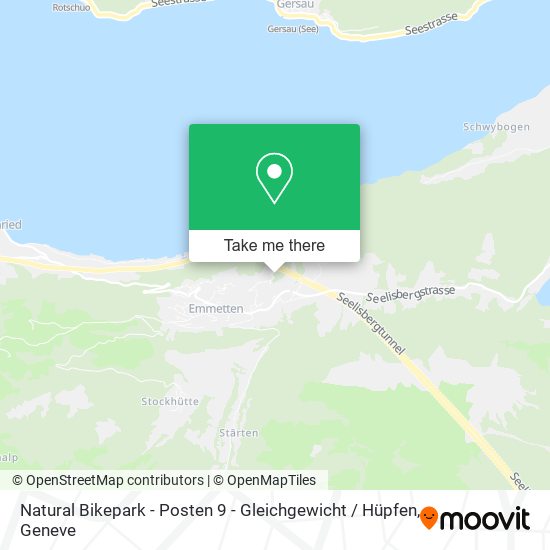 Natural Bikepark - Posten 9 - Gleichgewicht / Hüpfen map