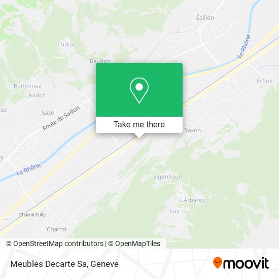 Meubles Decarte Sa map