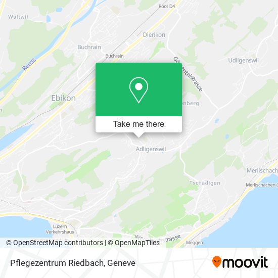 Pflegezentrum Riedbach map