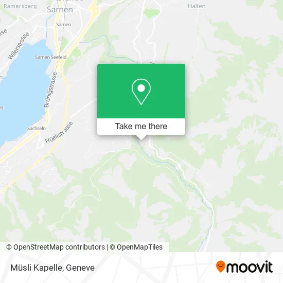 Müsli Kapelle map
