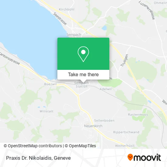 Praxis Dr. Nikolaidis map
