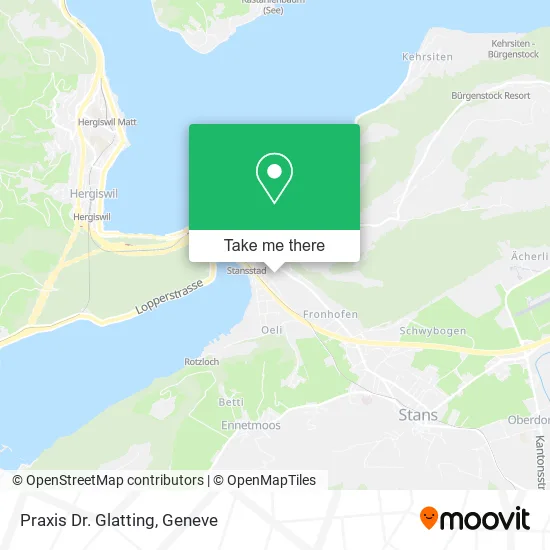 Praxis Dr. Glatting map