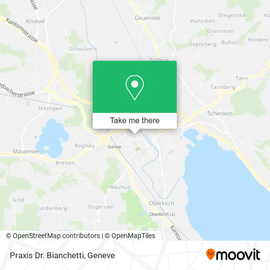 Praxis Dr. Bianchetti map