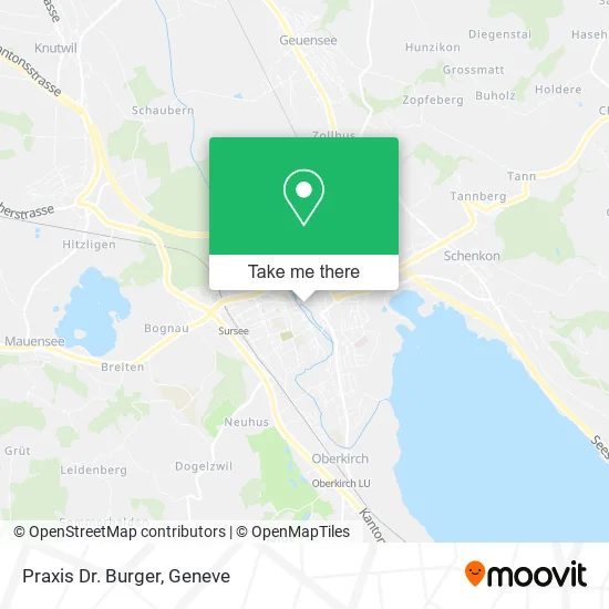 Praxis Dr. Burger map