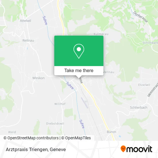 Arztpraxis Triengen map