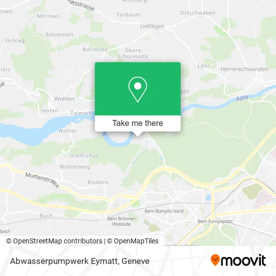 Abwasserpumpwerk Eymatt plan