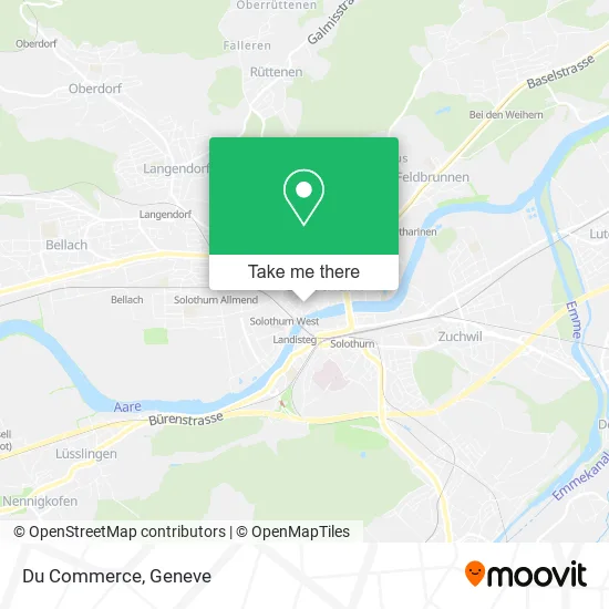 Du Commerce map