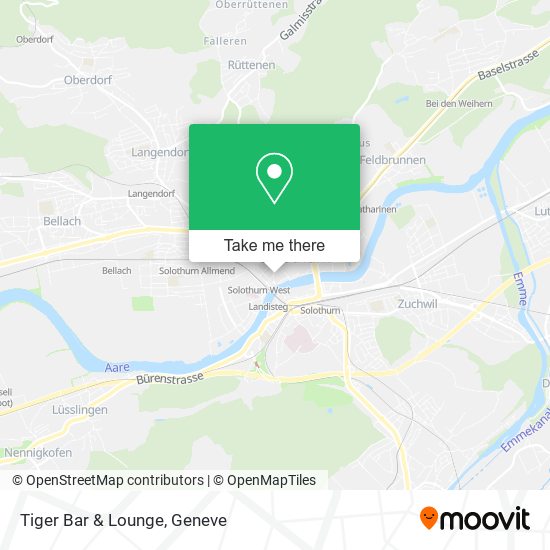 Tiger Bar & Lounge plan