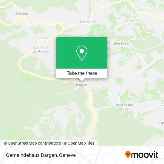 Gemeindehaus Bargen map