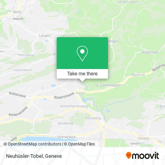 Neuhüsler-Tobel map