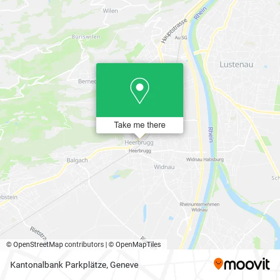 Kantonalbank Parkplätze map