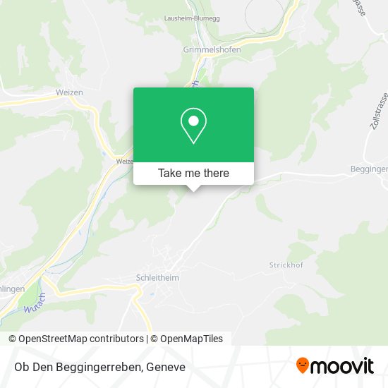 Ob Den Beggingerreben map