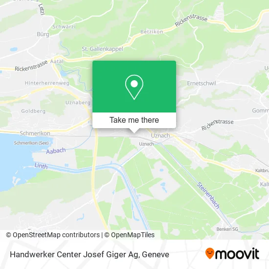 Handwerker Center Josef Giger Ag map