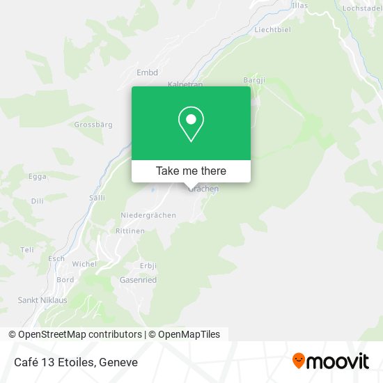 Café 13 Etoiles map