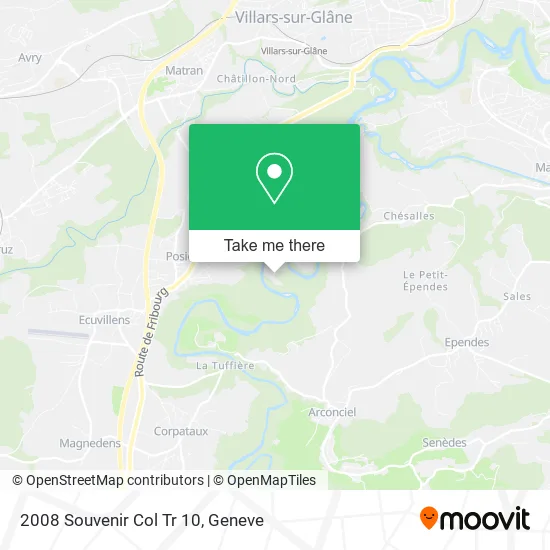 2008 Souvenir Col Tr 10 map