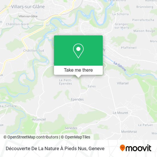 Découverte De La Nature À Pieds Nus map
