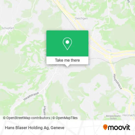 Hans Blaser Holding Ag map