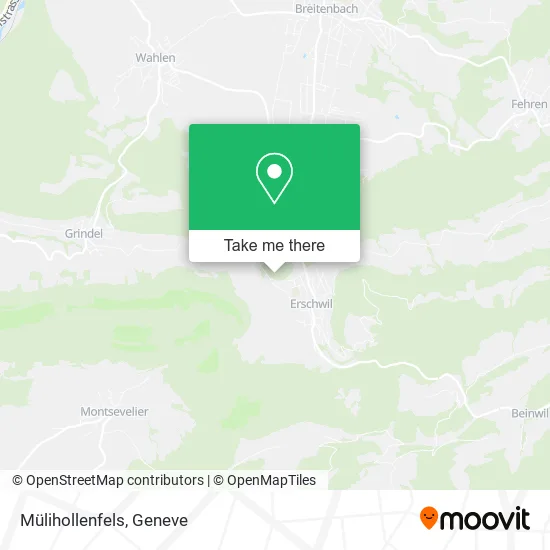 Mülihollenfels map