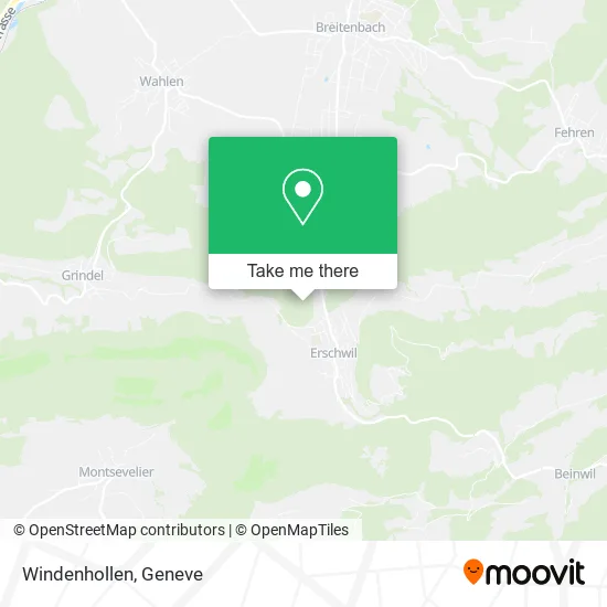 Windenhollen map