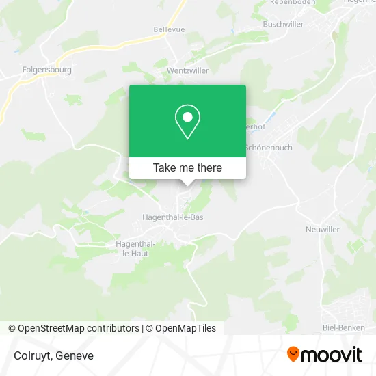Colruyt map