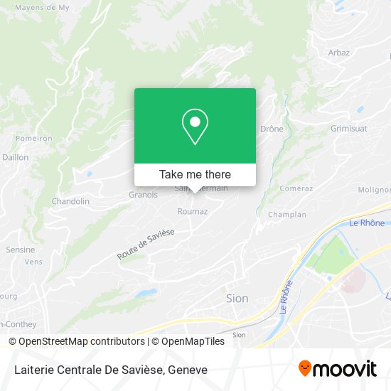 Laiterie Centrale De Savièse map