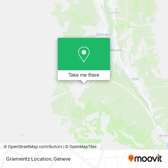 Griementz Location map