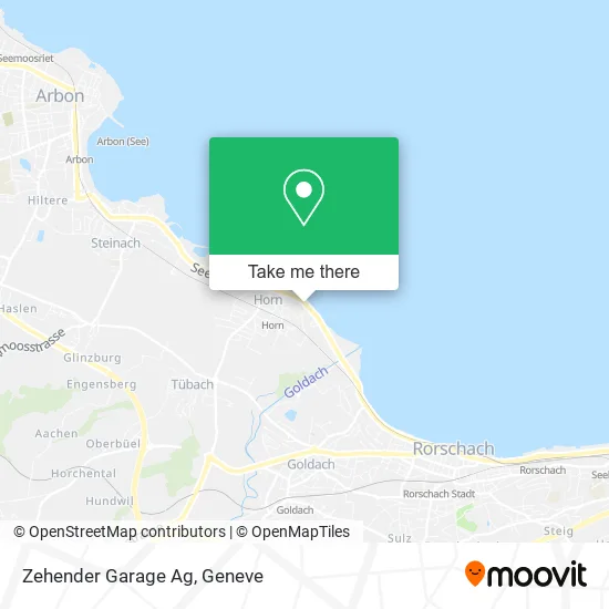 Zehender Garage Ag map