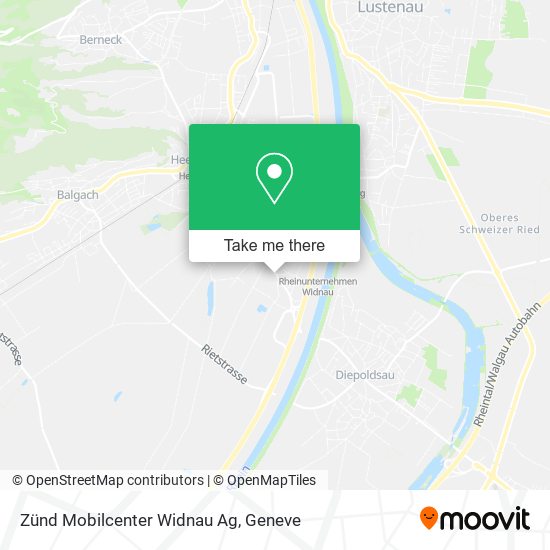 Zünd Mobilcenter Widnau Ag plan