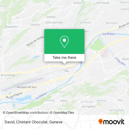 David, L'Instant Chocolat map
