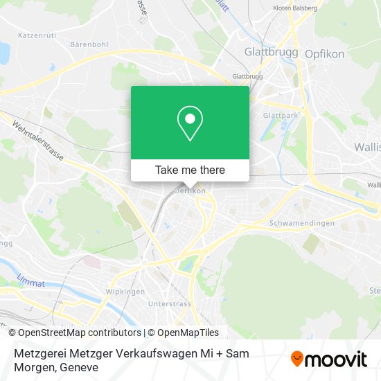 Metzgerei Metzger Verkaufswagen Mi + Sam Morgen plan
