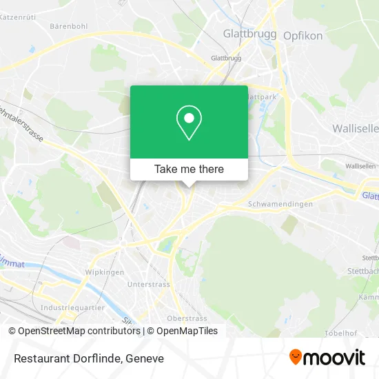 Restaurant Dorflinde map