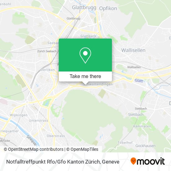 Notfalltreffpunkt Rfo / Gfo Kanton Zürich map