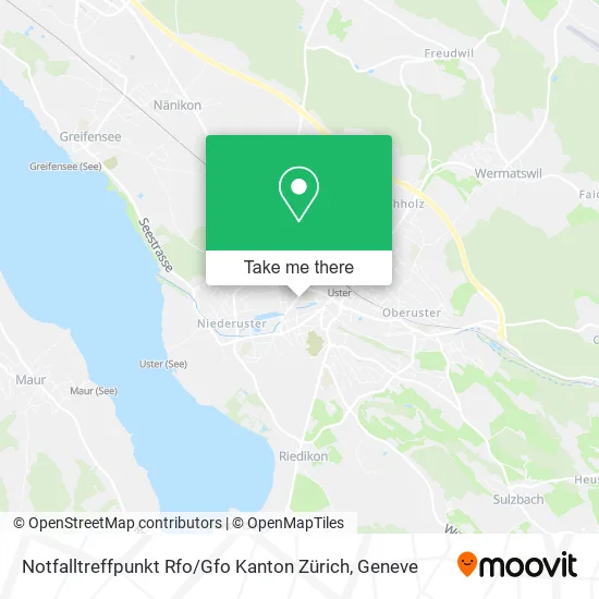 Notfalltreffpunkt Rfo / Gfo Kanton Zürich map