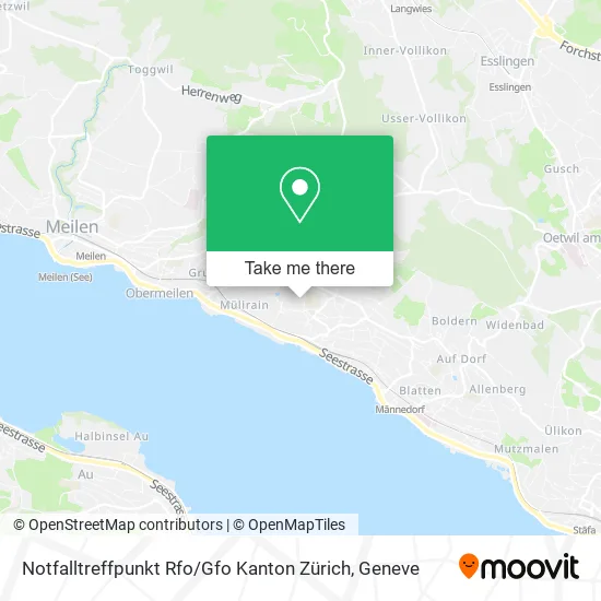 Notfalltreffpunkt Rfo / Gfo Kanton Zürich map