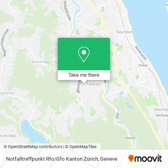 Notfalltreffpunkt Rfo / Gfo Kanton Zürich map