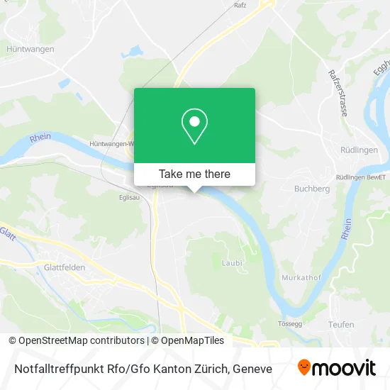 Notfalltreffpunkt Rfo / Gfo Kanton Zürich map