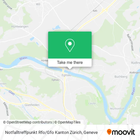 Notfalltreffpunkt Rfo / Gfo Kanton Zürich map
