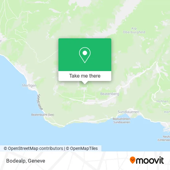 Bodealp map