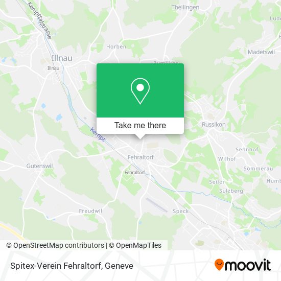 Spitex-Verein Fehraltorf map