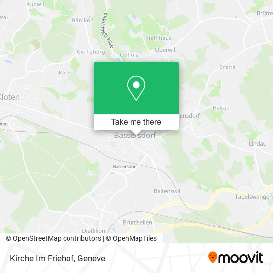 Kirche Im Friehof map