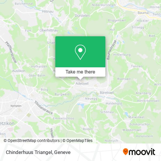 Chinderhuus Triangel map