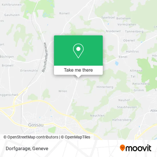 Dorfgarage map
