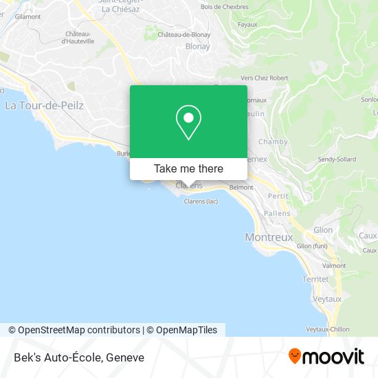 Bek's Auto-École map
