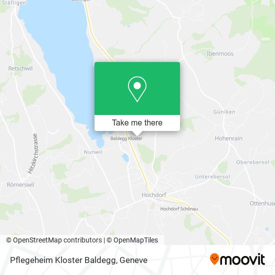 Pflegeheim Kloster Baldegg map